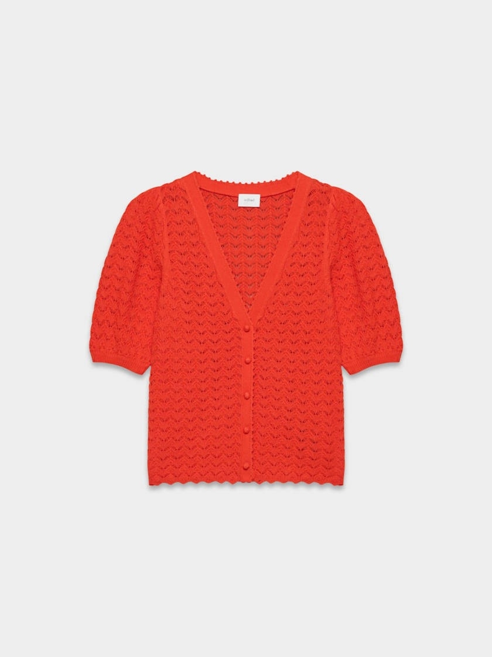 Aritzia Wilfred Fika Cardigan In Poppy Red Size XS